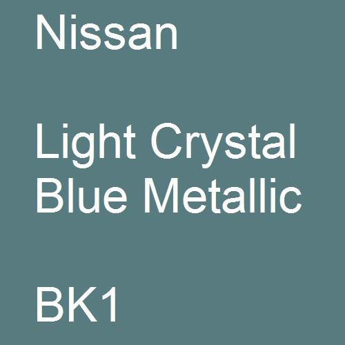 Nissan, Light Crystal Blue Metallic, BK1.